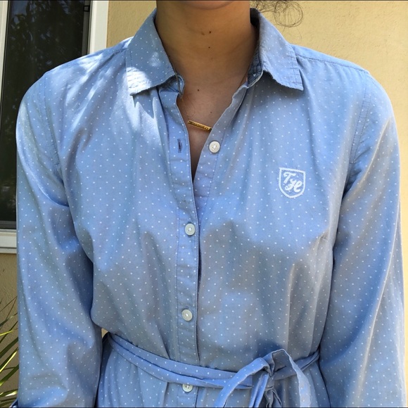 Tommy Hilfiger Dresses & Skirts - Blue Tommy Hilfiger Button up Dress